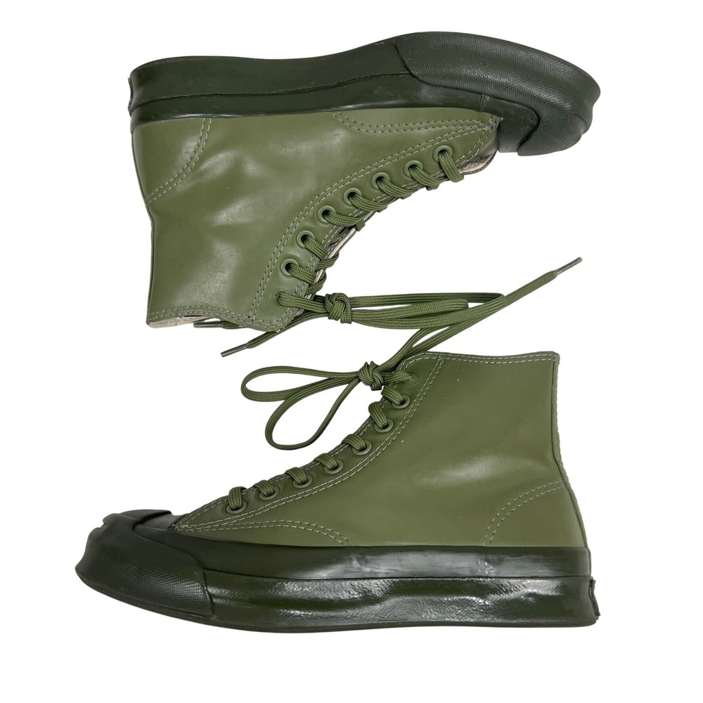 Converse Jack Purcell Counter Climate Rubber High Top Olive Green 153581C 5.5W - Picture 3 of 9